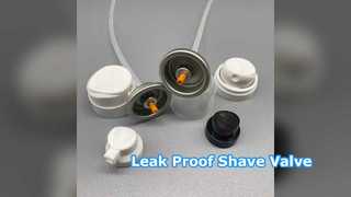 Foam Shaving Valve Leak Proof Dispenser