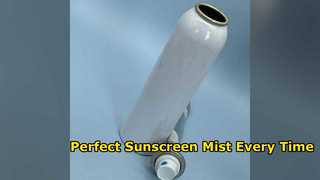 Leak Proof Sunscreen Spray Valve for Even SPF Coverage