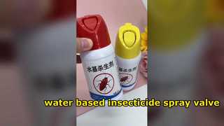 water based insecticide spray valve