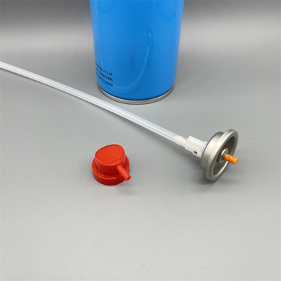 Buy Reliable and Durable 360 Degree Aerosol Valve With Actuator for Industrial Lubricants and Cleaning Products with Consistent Spray Control online manufacture