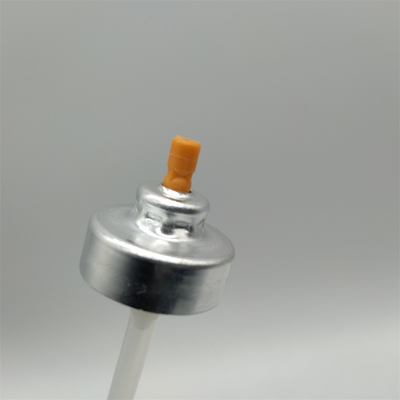 Buy 1 Inch Aerosol Spray Valve With Tinplate/ Aluminum Mounting Cup For Hair Color Sprays online manufacture