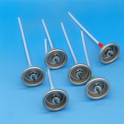 Buy Accessories for Aerosol Can Good Quality Metering Valve Gas Sprayer Valve with metal stem and L actuator online manufacture
