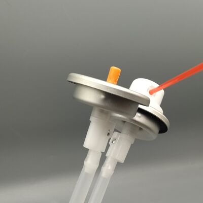 Buy High-Reliability 360 Degree Aerosol Valve With Actuator for Fire Blocking Sprays and Insulating Foams with Consistent High-Volume Output online manufacture