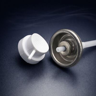 Buy 360° Inverted Aerosol Spray Valve with Multi-Position Dispensing for Metal Tinplate Construction and One Inch Valve Size online manufacture
