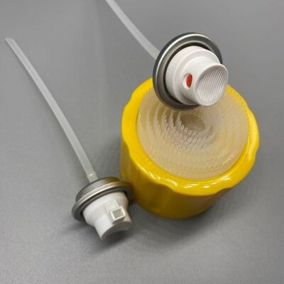 Buy Foam Cleaner Aerosol Valve with Brush Cap for Car Interior Cleaning Spray online manufacture