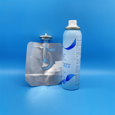 Cosmetics Elegant Silver Bag On Valve + High-Performance Aerosol Valve + Robust Construction