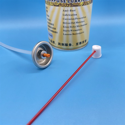 High-Pressure WD-40 Lubricant Valve for Stubborn Rust and Seized Components with Blast Trigger Actuator.