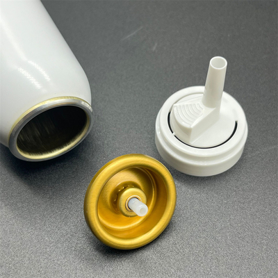 Silver/Golden Aluminum Aerosol Valve For Hair Mousse Foam Spray Dispensing