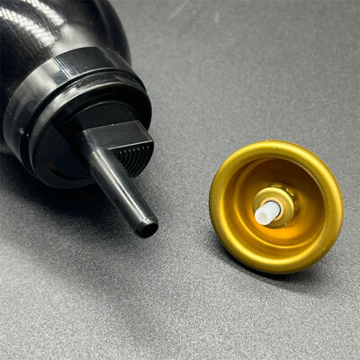 Child-Resistant Safety Lock Hair Mousse Dispensing Nozzle for Family Households with Push-Turn Mechanism