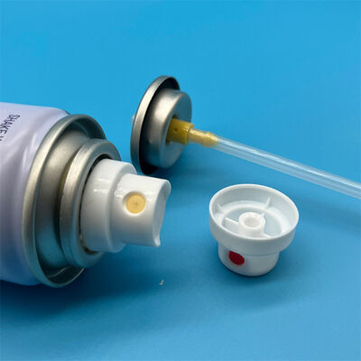 Precision Dry Shampoo Aerosol Valve with Ultra-Fine Mist Nozzle for Residue-Free Performance and 360° Operation