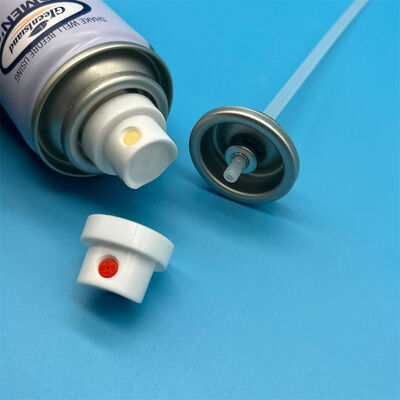 Precision Ultra-Fine Mist Nozzle Aerosol Valve for Dry Shampoo with Leak-Proof Compact Seal and 360° Operation