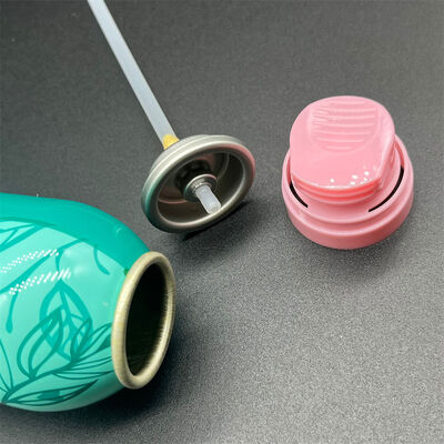 Industrial-Grade Dry Shampoo Aerosol Actuator with Ultra-Fine Mist and Full-Angle Spray Capability