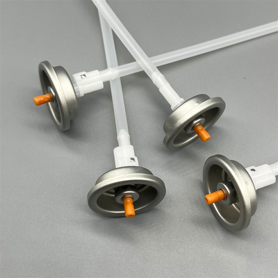 High-Performance 360 Degree Aerosol Valve With Actuator for Specialty Foams and Sealants with Clog-Resistant Design