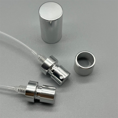 Elegant Silver Perfume Pump With Cap Stylish Dispenser For Fragrances