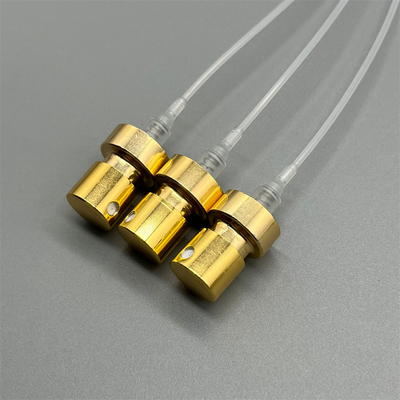 Gold Color Aluminum Perfume Pump Dispenser For Accurate Flow Control