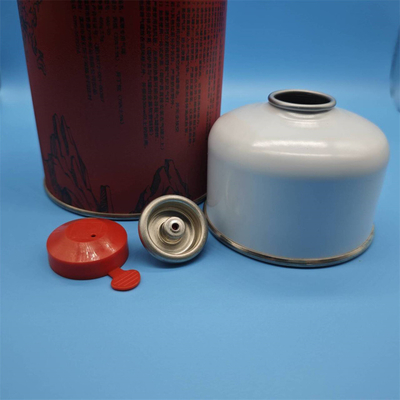 12 Bar Aerosol Butane Gas Container For Versatile Tinplate Tin Can 86mm Or 106mm