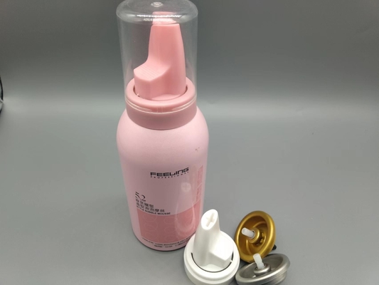 Leak-Proof Hair Mousse Aerosol Accessory for Travel and Home Use with Compact Design