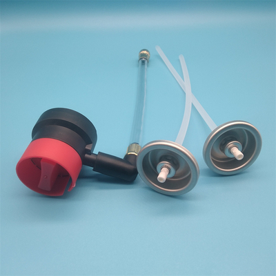 Universal Aerosol Valve For Portable Tire Inflator And Sealant Cans