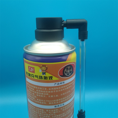 Universal Tyre Inflator Aerosol with 0.51mm Precision Spray Valve