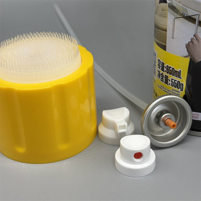 Industrial And Household Foam Cleaner Valve And Cap For Consistent Spray Output