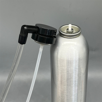 Tire inflation valve actuator for industrial and domestic vehicles, with corrosion-resistant alloy structure, portable aerosol product