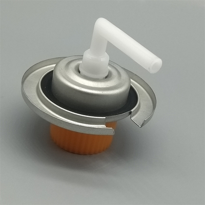 Medical-Grade Aerosol Dispenser Valve for Sterile Nasal Sprays with Antimicrobial Housing