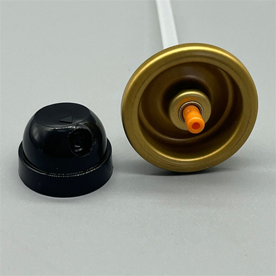 Compact Travel-Ready Deodorant Body Spray Valve for On-the-Go Consumers with TSA-Compliant Design