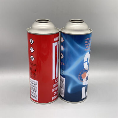Butane Gas Cartridge Empty Can With 65mm Straight Wall