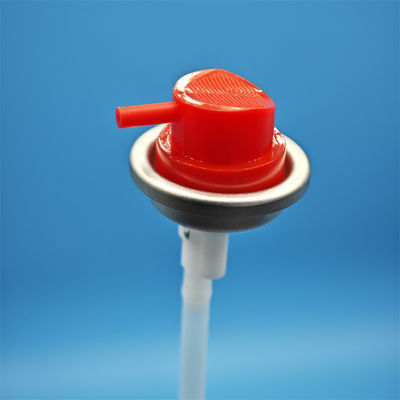 360 Degree Spray Valve for Aerosol Can Dispensing Omnidirectional Actuator for Automotive, Cleaning, and Maintenance Use