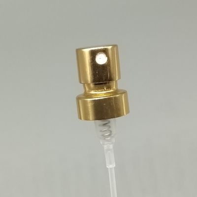Gold and Silver Crimp Perfume Pumps for High-End Packaging