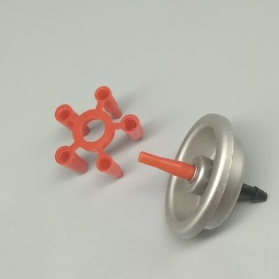 Refill Valve for Butane Gas Cans Used in Kitchen and Utility Lighters