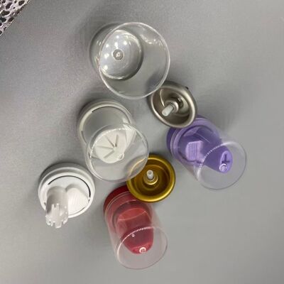 Professional Inverted Aluminum Aerosol Valve for 360° Dispensing Hair Mousse with Corrosion-Resistant and Bag-on-Valve Ready Design