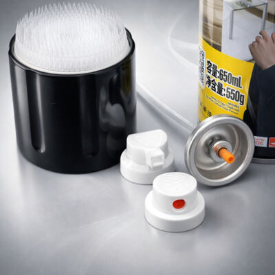 Premium Surface-Cling Foam Cleaner Aerosol Valve with Protective Cap Assembly