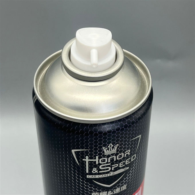 360° aerosol valve close-up showing rotation mechanism