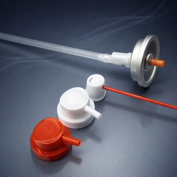 360° aerosol valve overall view